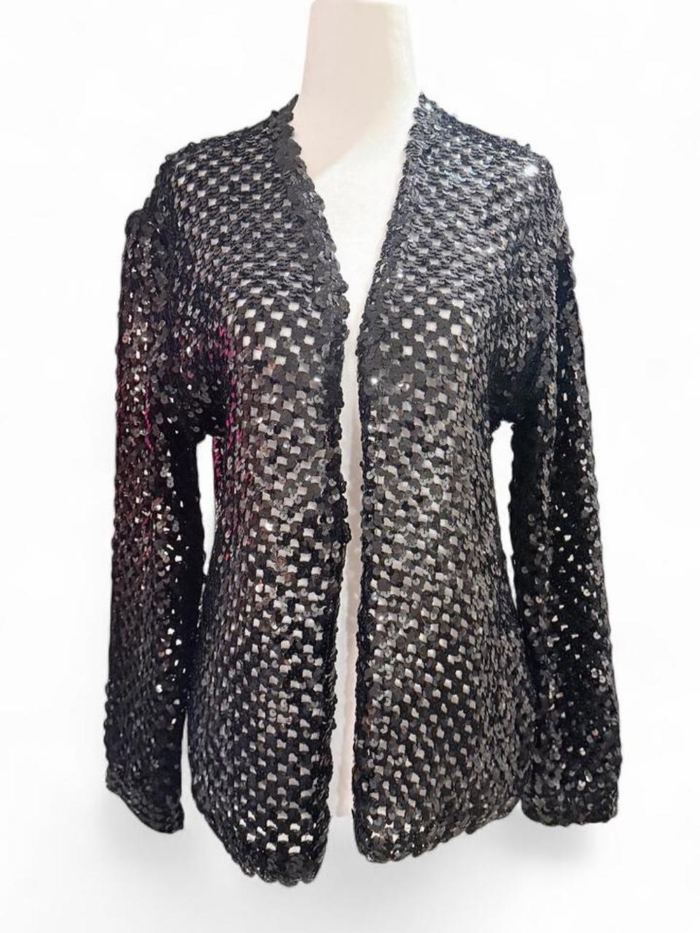 Vintage Toppettes by A. Brod Sequin Net Top